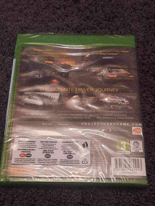 Gra na Xbox one Project Cars Nowa folia