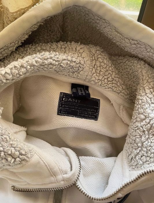 Sweatshirt casaco Gant com capuz forrado pelo