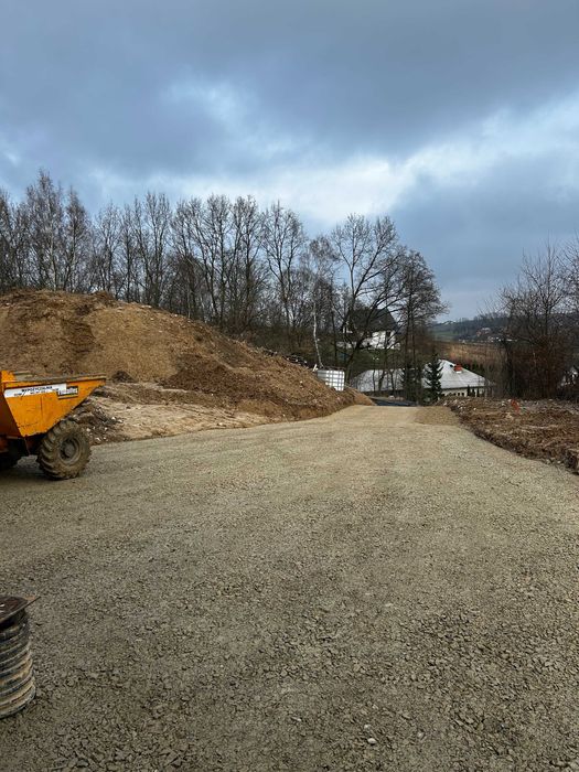 Usługi Koparką oraz koparko-Ładowarką, Sprzedaż kruszyw | Transport