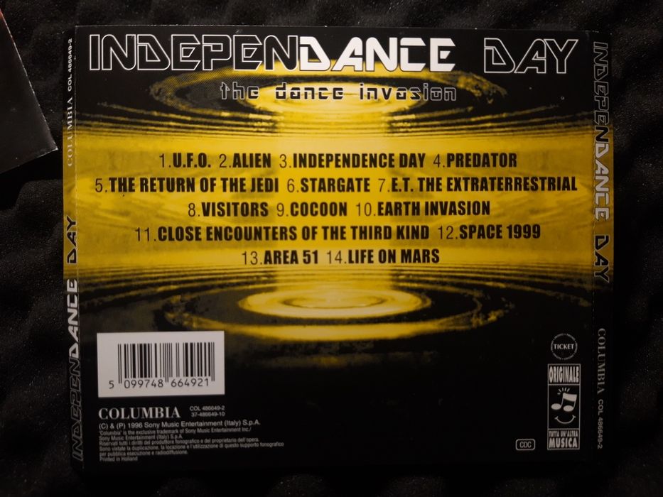 ID Project – Independance Day - The Dance Invasion (CD, 1996)