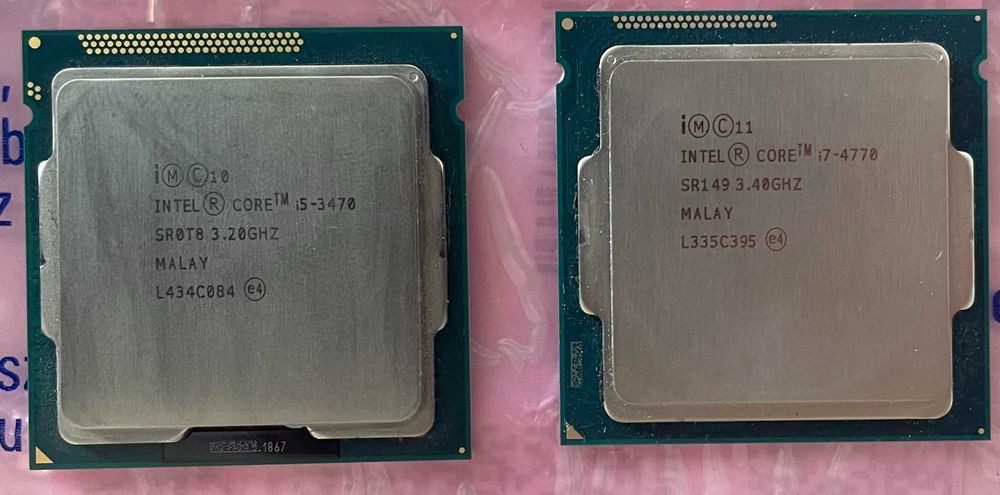 Procesory Intel Core i7-4770 oraz Intel Core i5-3470