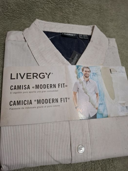 Camisas Marca Livergy, modern fit, tam 42 NOVAS