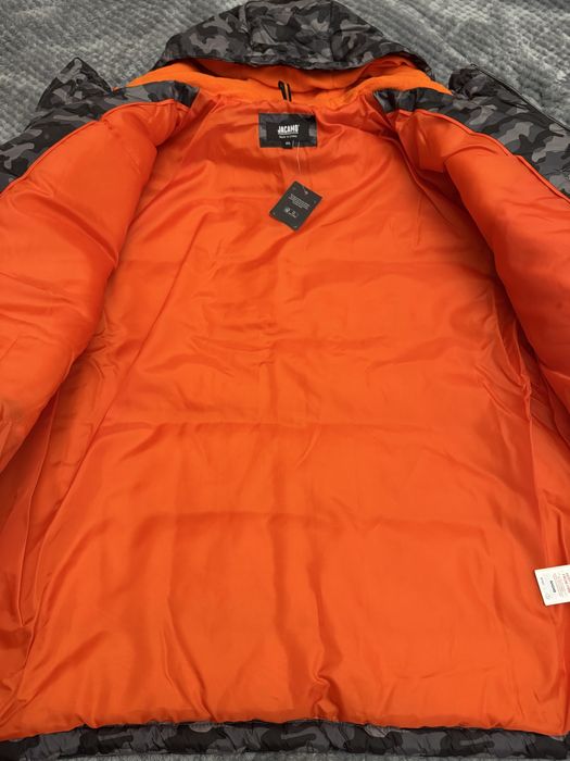 Зимова курточка оригінал H&M Англія піксель БАТАЛ великий розмір XXXL