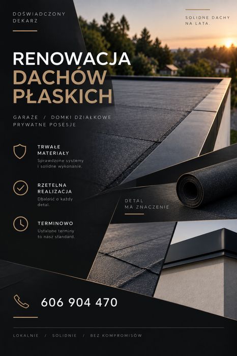 Renowacja Dachów Na Ogródkach Działkowych / Garażach / Prywatnych Posesjach