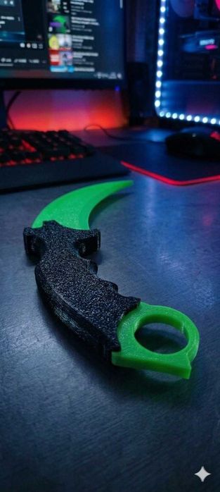 Karambit kolekcjonerski CS:2  druk 3D