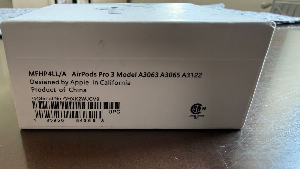 Słuchawki bezprzewodowe AirPods Pro 3