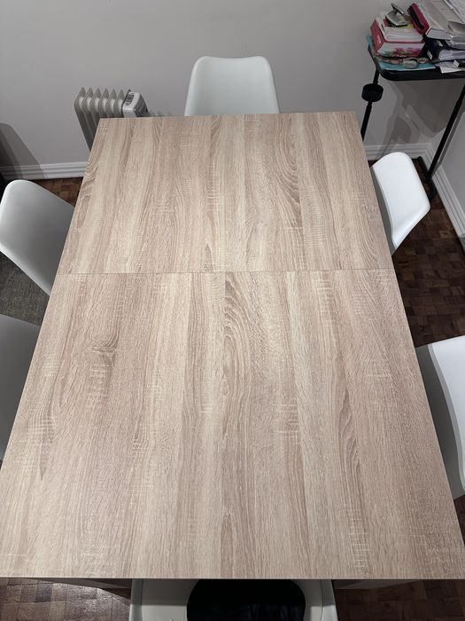 Pack mesa extensível BARCELONA + 6 cadeiras SOPHIE - otimo estado
