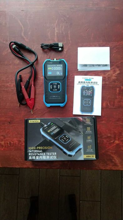 FNIRSI HRM-10 тестер прилад для вимірювання опору акумуляторів