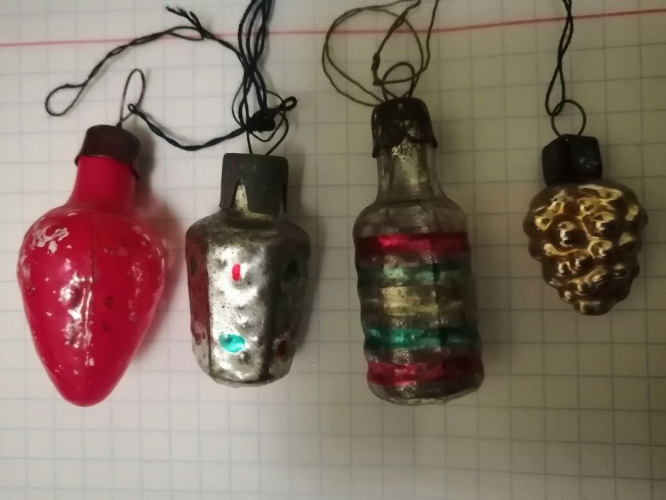 Ёлочные игрушки раритет СССР