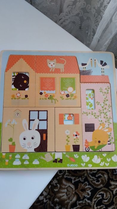 Пазли дерев'яні 2+