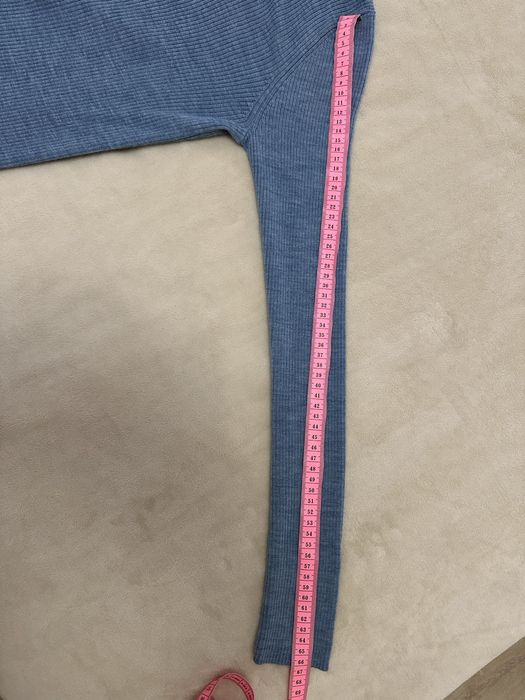 Шерстяний гольф/водолазка UNIQLO в рубчик