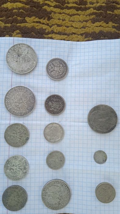 Монети срібні різних країн