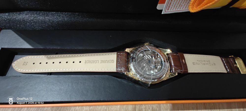 Stührling Original - Automatic - Moon - Dual Time - Open Heart