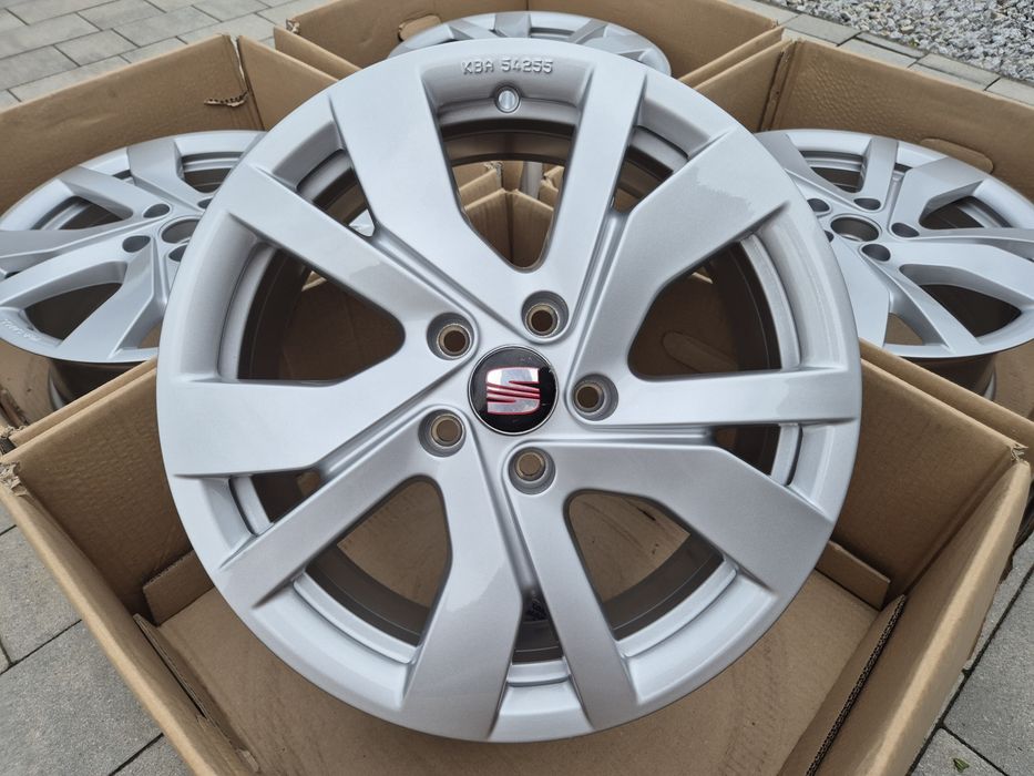 Felgi 17" 5x112 Skoda OEM Kodiaq Karoq Octavia Srebrne Nowe | #CEV17