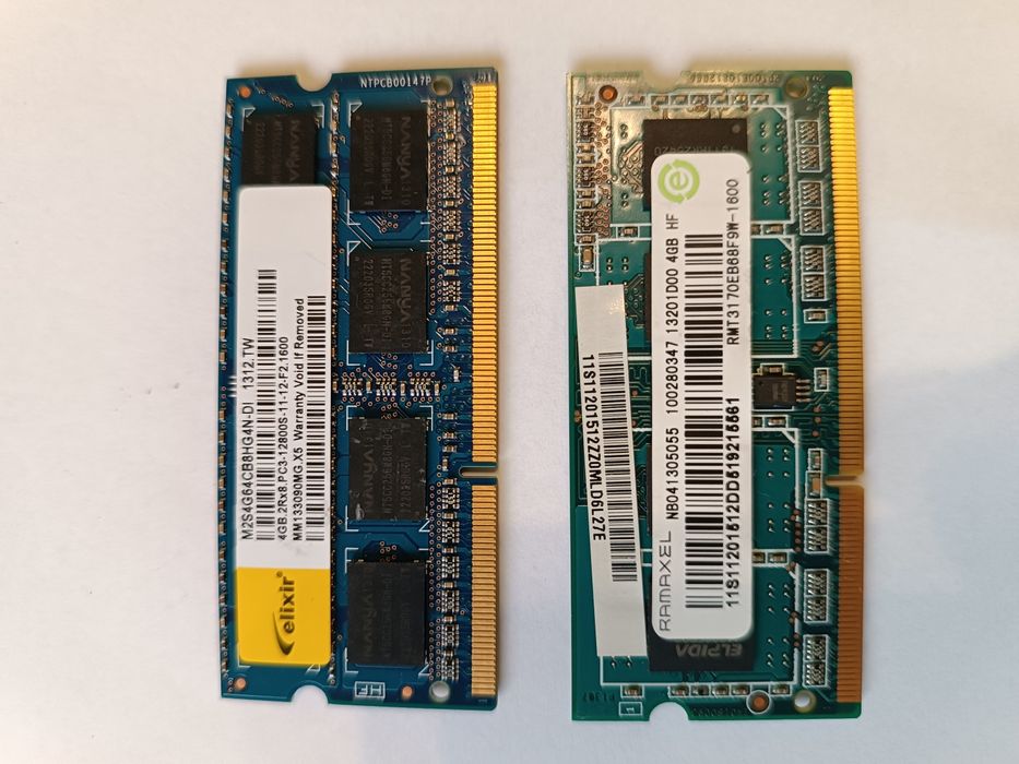 Pamięć RAM RAMAXEL 4Gb.(1600MHz.).RAM ELIXIR  4Gb (1600MHz).