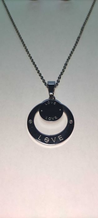 Lindíssimo conjunto colar + brincos LOVE