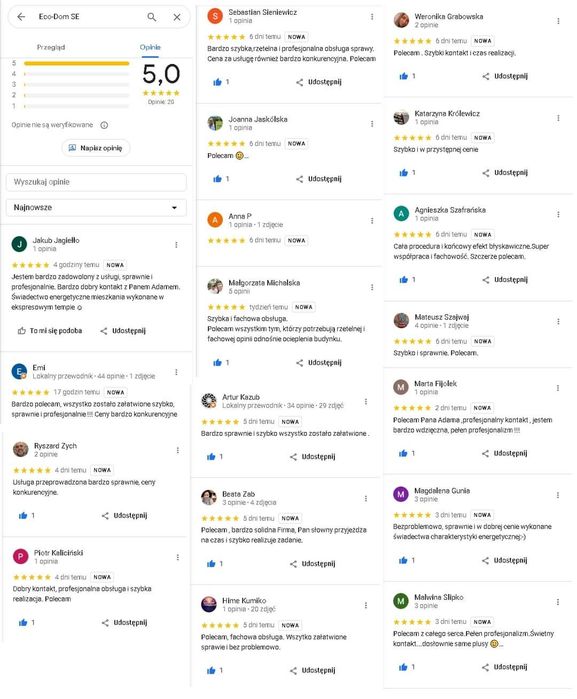 Świadectwo energetyczne  i Audyt Energetyczny, Czyste Powietrze, Moje Ciepło - Dotacje Pompy Ciepła