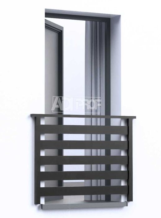 Balkon francuski aluminiowy – producent | RAL | Na wymiar Balustrada
