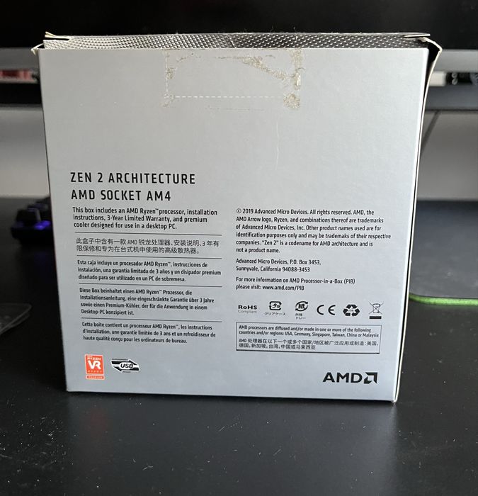 AMD ryzen 7 3700x