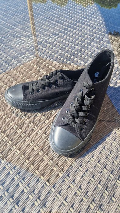 Nowe trampki tenisówki czarne r 38