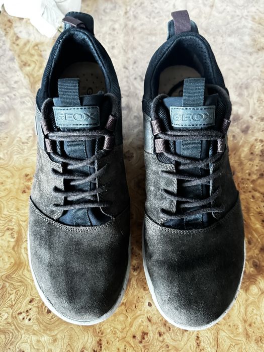 Мокасіни чололвічи Geox 42,5р натуральна шкіра замша якнові