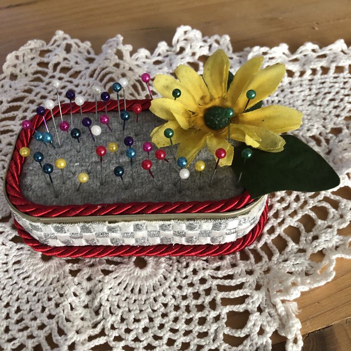 Porta  alfinetes para costura muito decorativo