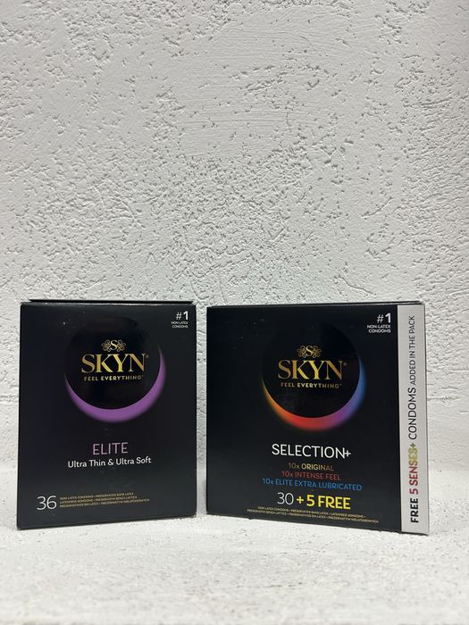Презервативи та змазки від відомого бренду SKYN