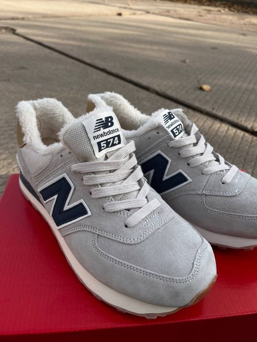 574 Light Grey winter з хутром