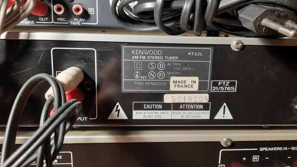Wieza Kenwood Silver srebrna lata 80 te