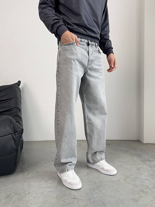 Джинси чоловічі, джинсы мужские широкие свободные relaxed jeans M