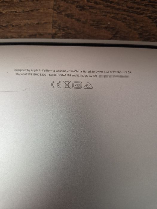 MacBook Air 13 A2179 2020 i7/16/512