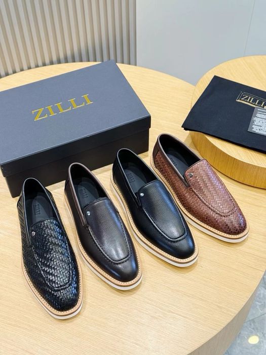 Стильні шкіряні чоловічі лофери Zilli Зили 41 42 43 44 45