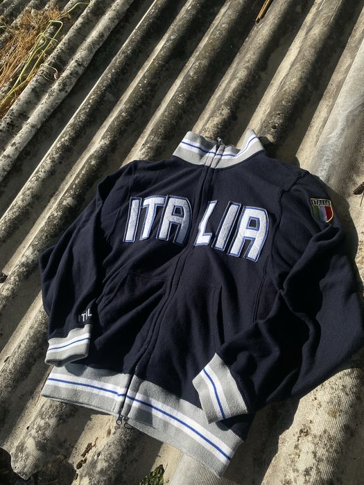 Винтажная олимпийка Italia Зипка  adidas Италия Vintage Track Top