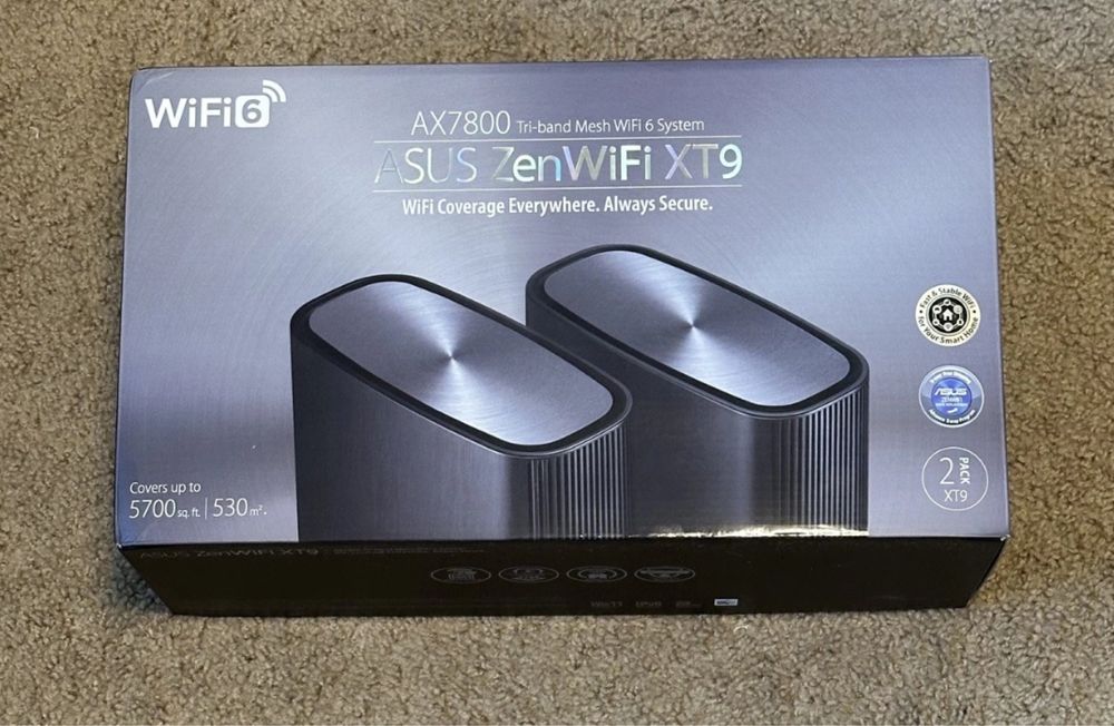 Маршрутизатор USA ASUS ZenWiFi XT9 2PK AX7800