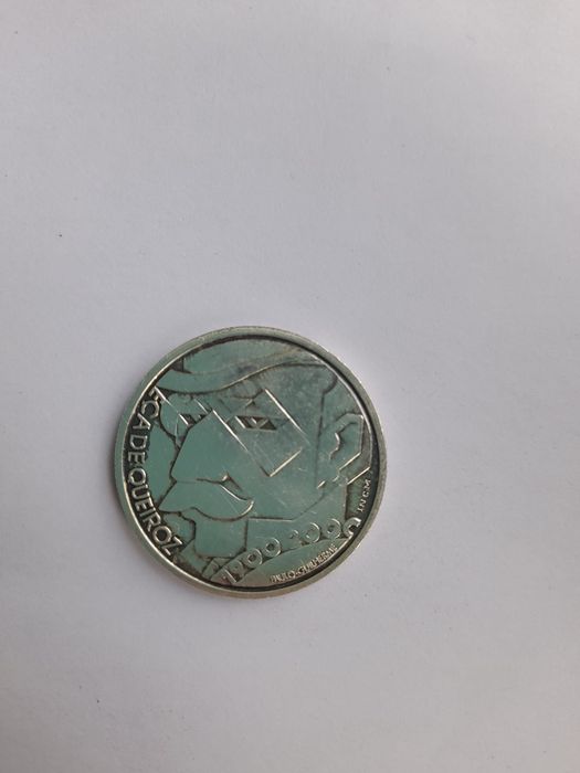Moeda 500 escudos Prata - Eça de Queiroz