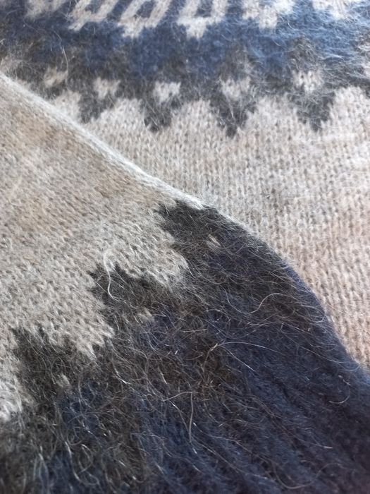 Свитер-лопапейса с мохером от Massimo Dutti