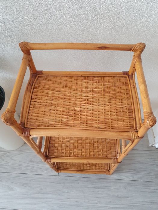 Pułki stojące ratan-bambus