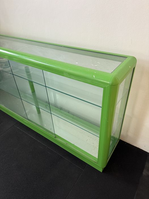 Vitrine / Móvel Verde em Vidro