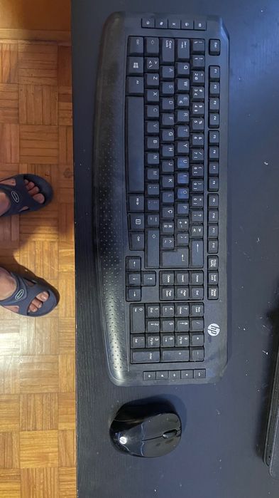 Teclado e mouse sem fio HP