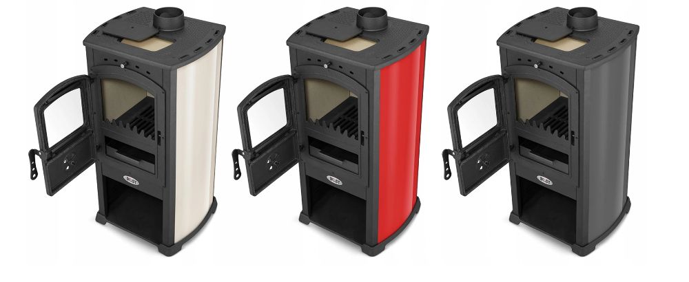 Piec piecyk koza kominek PERFECT 10kW żeliwny