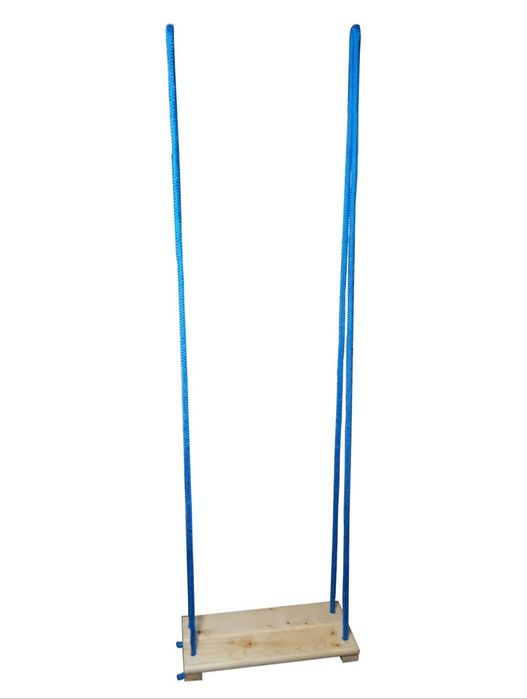 Huśtawka sosnowa plus gruba lina