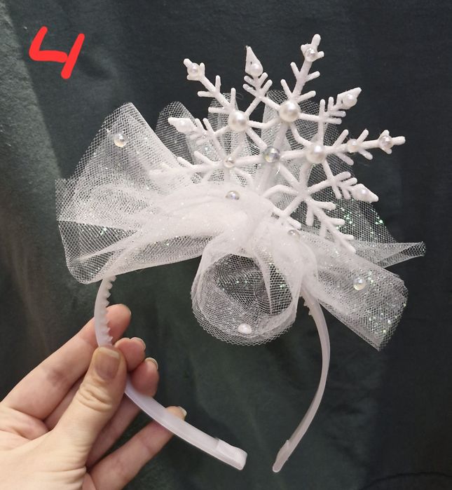 Обруч сніжинки.новорічне.зими