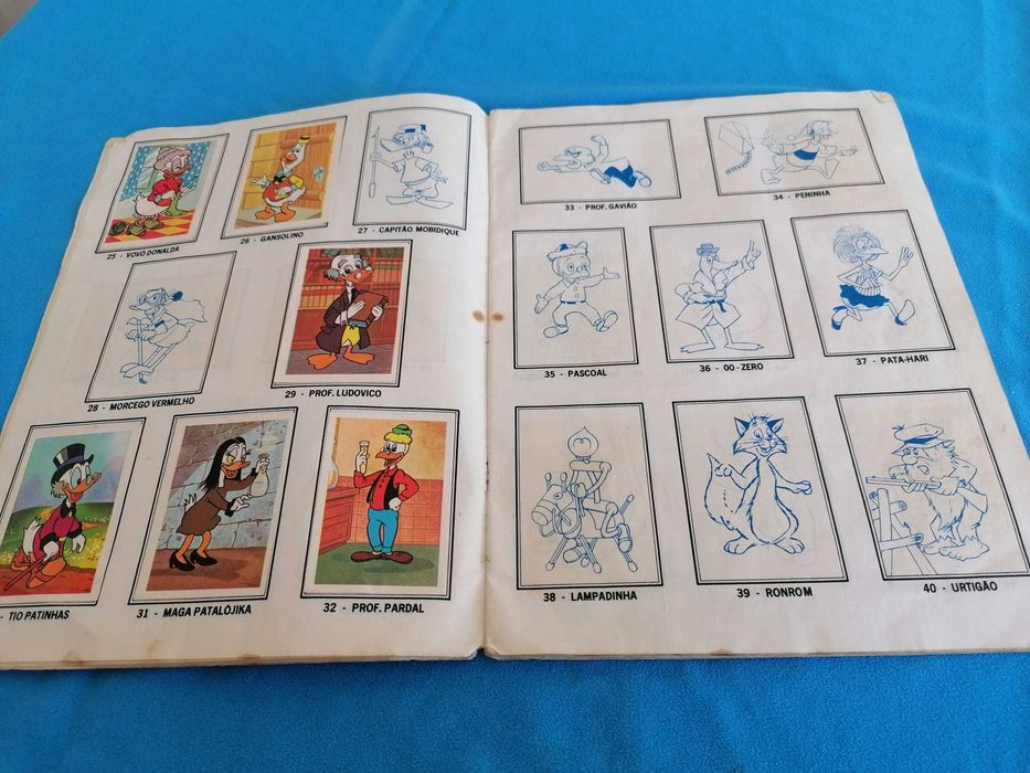 Caderneta Disney 1976 - Incompleta