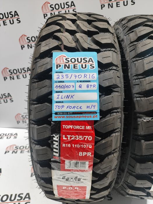 2 pneus novos Ilink 235-70R16 Oferta da Entrega