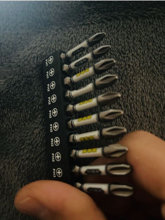 Набор 10шт високоякісних високоміцних 10шт біт хрестова викрутка ударн