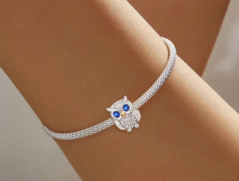 Браслет та намистинки 925 проба старлінгове срібло