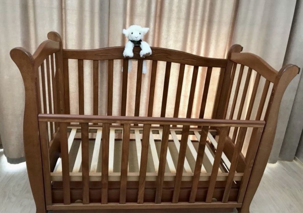 Кроватка ВЕРЕС модель СОНЯ ЛД-15 (ящик + маятник)