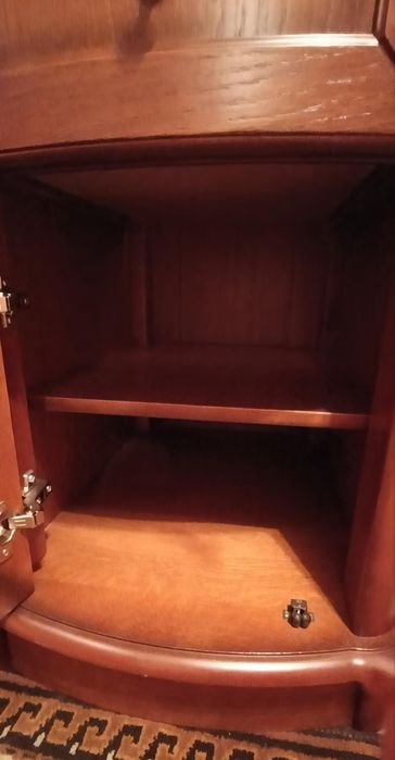 Luksusowe biurko gabinetowe NEFRYT 160cm | Gięte fronty | Klasa premium