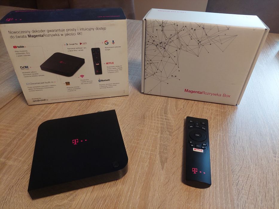 Tuner tv box Magneta kaon KSTB6077 android netflix dvbt-2