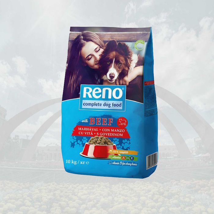 РЕНО яловичина 10кг - Сухий корм для собак RENO 10кг. (5999508134407)